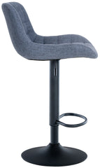 Barhocker Tover Stoff - blau