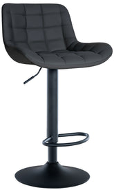 Barhocker Tover Kunstleder - schwarz