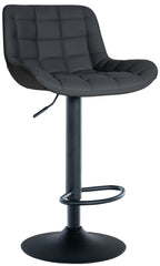 Barhocker Tover Kunstleder - schwarz