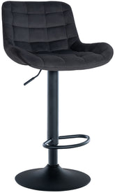 Barhocker Tover Samt - schwarz