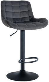 Barhocker Tover Samt - dunkelgrau