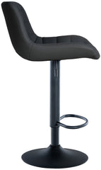 2er Set Barhocker Tover Kunstleder - schwarz