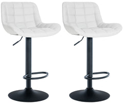 2er Set Barhocker Tover Kunstleder - wei�