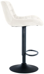 2er Set Barhocker Tover Samt - creme