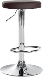 Barhocker Ponte Kunstleder chrom - braun