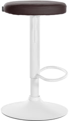 Barhocker Ponte Kunstleder wei� - braun
