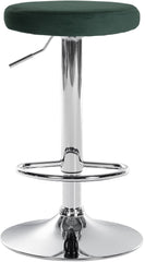 Barhocker Ponte Samt chrom - gr�n