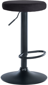 Barhocker Ponte Samt schwarz - schwarz by Dropshipping-Europe – Barhocker