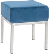 Sitzhocker Lamega Samt - blau