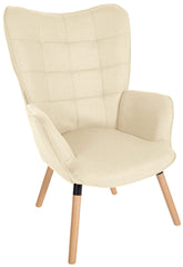 Sessel Garding Stoff - creme