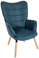 Sessel Garding Stoff - blau