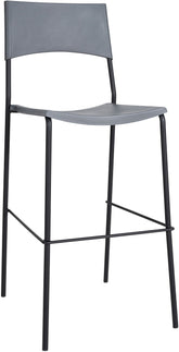 Barhocker Genua Schwarz - grau