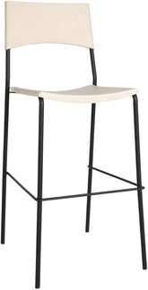 Barhocker Genua Schwarz - creme