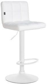 Barhocker Feni Kunstleder wei� - wei�