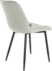Stuhl Springs Samt - creme