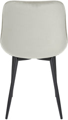 Stuhl Springs Samt - creme