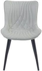 2er Set Stühle Brady Kunstleder - grau