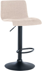 Barhocker Branford Stoff - creme