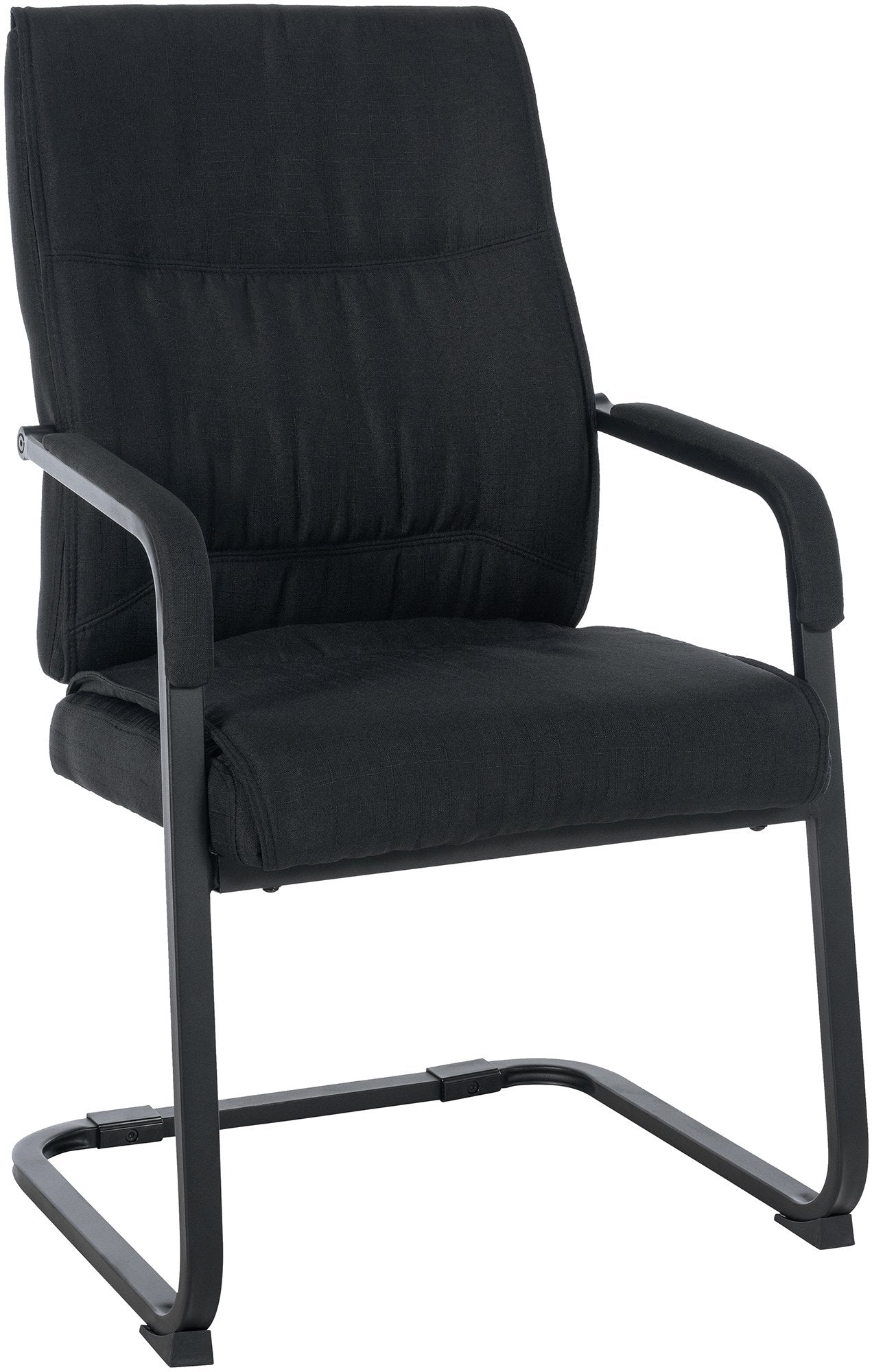 XL Besucherstuhl Anubis Stoff - schwarz/schwarz by Dropshipping-Europe – M�bel