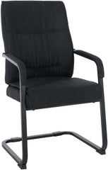 XL Besucherstuhl Anubis Stoff - schwarz/schwarz by Dropshipping-Europe – M�bel