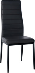 Esszimmerstuhl Mayfair Kunstleder - schwarz