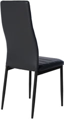 Esszimmerstuhl Mayfair Kunstleder - schwarz