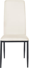 4er Set Esszimmerstühle Savino Kunstleder - creme