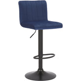 Barhocker Jamie Samt - blau