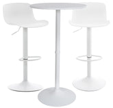 2er Bartisch Set Medora - wei�