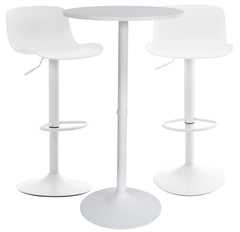 2er Bartisch Set Medora - wei�
