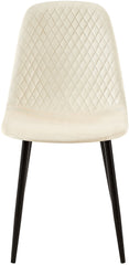 Stuhl Giverny Samt - creme