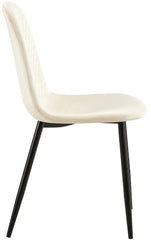 Stuhl Giverny Samt - creme