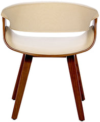 Esszimmerstuhl Foley Stoff - walnuss/creme