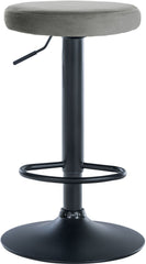 2er Set Barhocker Ponte Samt schwarz - grau