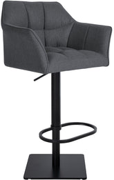 Barhocker Damaso B Filz - grau