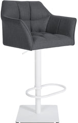Barhocker Damaso W Filz - grau