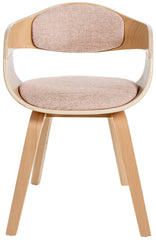 2er Set Stühle Kingston Stoff - natura/creme