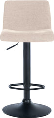 2er Set Barhocker Branford Stoff - creme