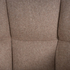 Barhocker Damaso B Filz mit 4-Fu� Gestell - taupe