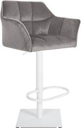 Barhocker Damaso W Samt - grau
