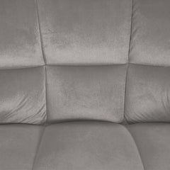 Barhocker Damaso B Samt mit 4-Fu� Gestell - grau
