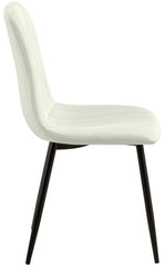 4er Set Stühle Dijon Stoff - creme