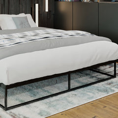 Metallbett Scala 200x180x25 cm - schwarz
