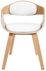 2er Set Stühle Kingston Kunstleder - natura/weiß