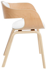 2er Set Stühle Kingston Kunstleder - natura/weiß