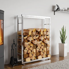 Kaminholzst�nder Keri V2 25x80x125 cm - edelstahl