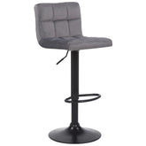 Barhocker Feni Samt - grau