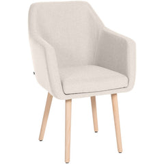 Besucherstuhl Utrecht Stoff natura - creme