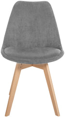 Stuhl Linares Cord - grau