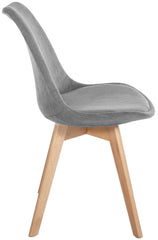 Stuhl Linares Cord - grau